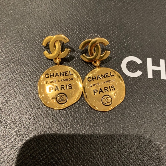 CHANEL Jewelry - *SOLD* Vintage Chanel Rue Cambon Earrings CHANEL Jewelry - *SOLD* Vintage Chanel Rue Cambon Earrings
